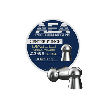AEA Center Punch Airgun Pellets (.22 Cal, 21.9 gr.)